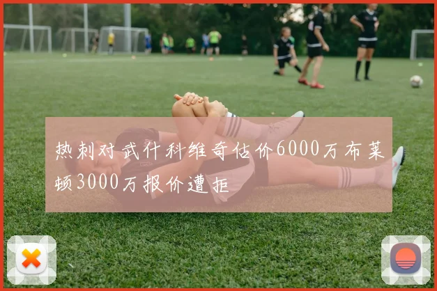 热刺对武什科维奇估价6000万布莱顿3000万报价遭拒